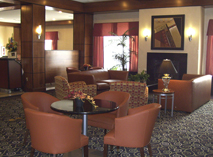 the lobby